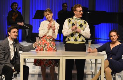 Michael Deni, Erika Schindele, Will Riddle and Whitney Kathleen Vigil  Background: Jo Photo