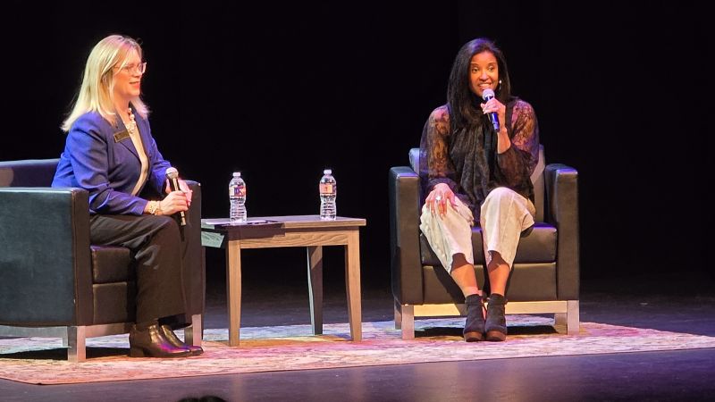 Review: RENÉE ELISE GOLDSBERRY TALK WITH STUDENTS AFTER A VIEWING OF HAMILTON at Reynolds Performance Hall Image