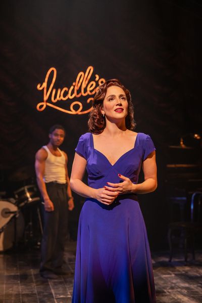 Myles Frost and Samantha Massell in Chez Joey at Arena Stage Photo