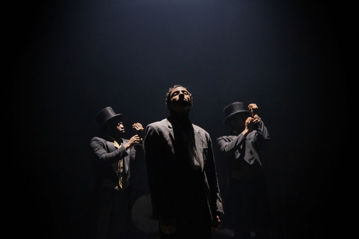 Myles Frost and the company of Chez Joey at Arena Stage at 