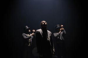 Myles Frost and the company of Chez Joey at Arena Stage Photo