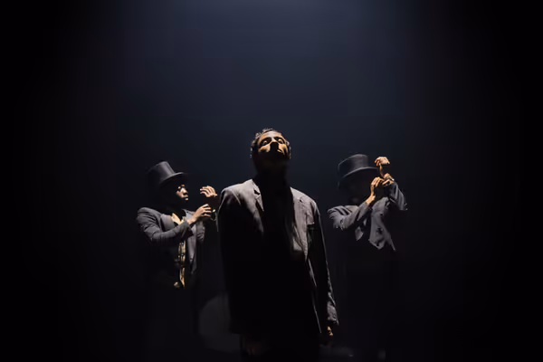 Myles Frost and the company of Chez Joey at Arena Stage Photo