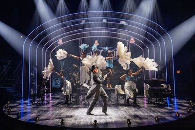 Myles Frost and the company of Chez Joey at Arena Stage Photo