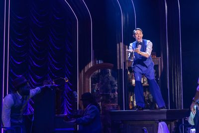 Kevin Cahoon and the company of Chez Joey at Arena Stage Photo