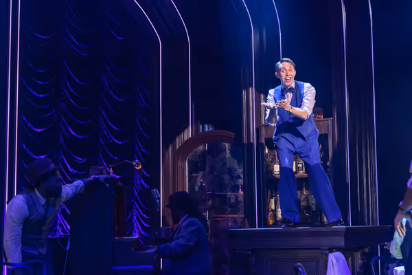 Kevin Cahoon and the company of Chez Joey at Arena Stage Photo