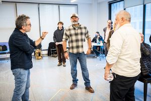 Sean Hagerty and the cast  Photo