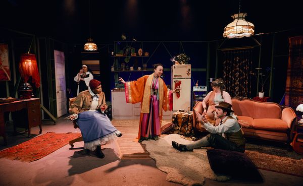 Laney Rodriguez, Myah Bridgwater, Emily Marso, Tamsen Glaser and Peter Ferending  Photo