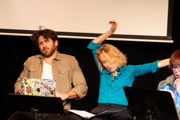 Conner Floyd and Meredith Thomas perform in Another Night of Staged Readings Featurin Photo