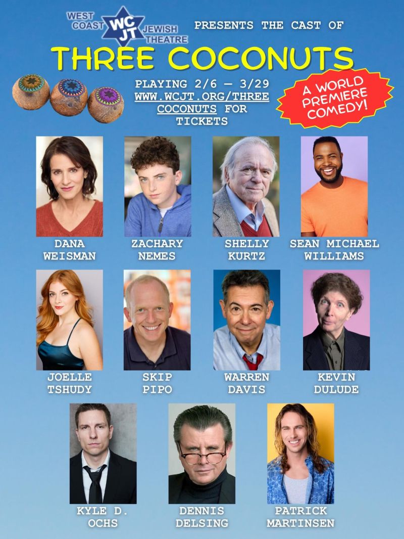 Review: THREE COCONUTS World Premiere Comedy at Miles Memorial Playhouse Image