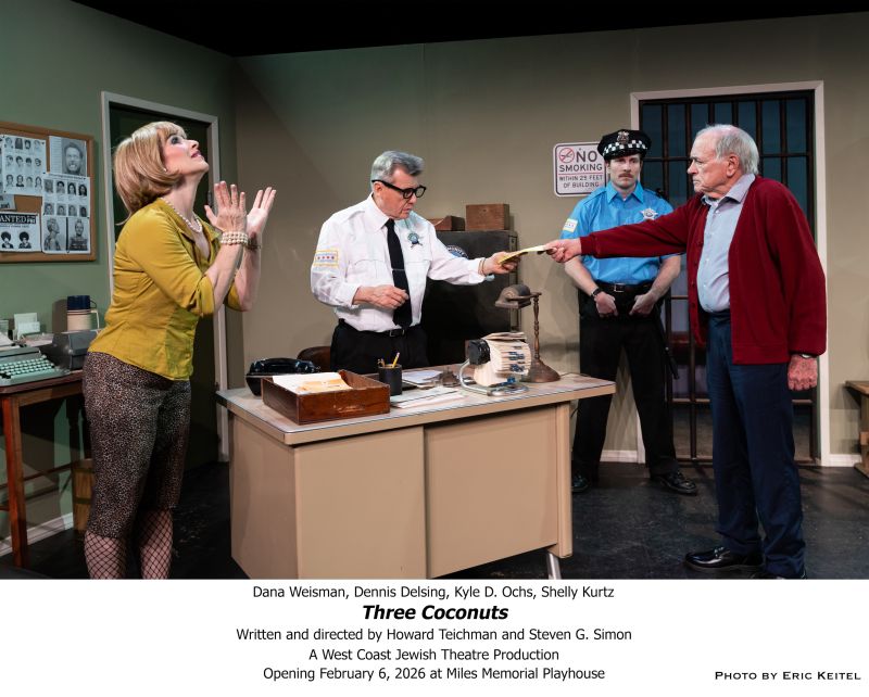 Review: THREE COCONUTS World Premiere Comedy at Miles Memorial Playhouse Image