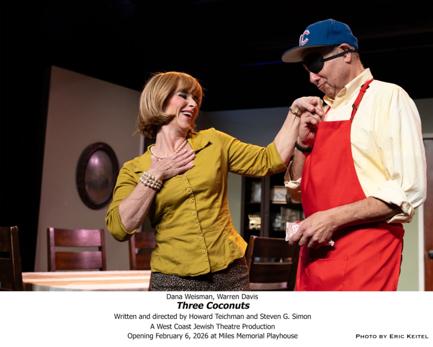 Review: THREE COCONUTS World Premiere Comedy at Miles Memorial Playhouse  Image