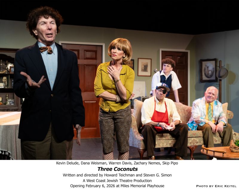 Review: THREE COCONUTS World Premiere Comedy at Miles Memorial Playhouse Image
