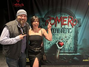 Scott Logsdon and Tessa DeJeet (Creative Associate). Photo