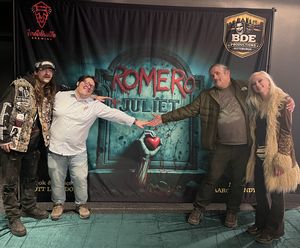 Michael Fitzmaurice, Tristan Smith, Christopher Patrick, and Caity Byers. @ BroadwayWorld Michael Fitzmaurice, Tristan Smith, Christopher Patrick, and Caity Byers. Photo