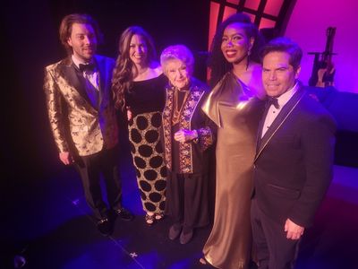 Adrian Galante, Hilary Kole, Marilyn Maye, Ta-Tynisa Wilson, John Pagano Photo