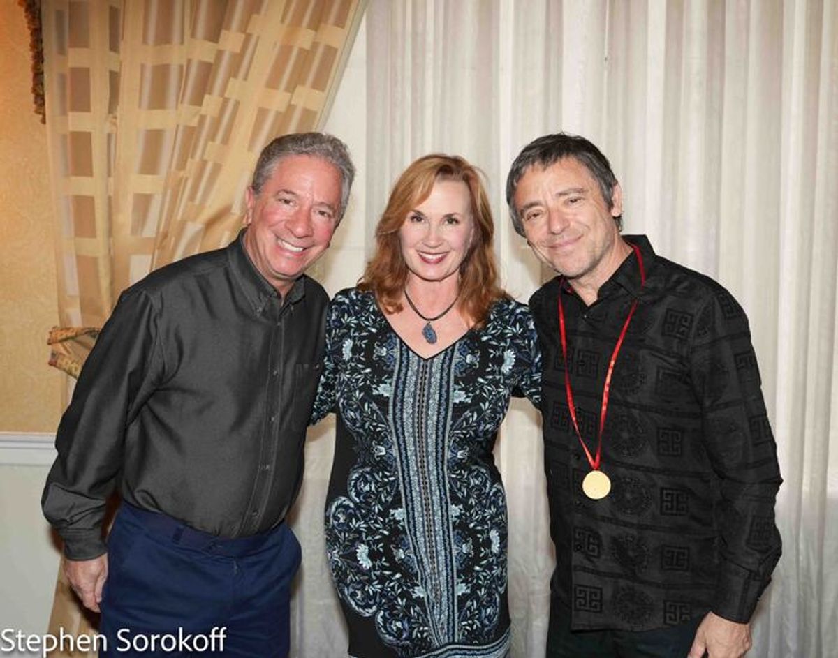 Michael Lavine, Raissa Katona Bennett, Entertainment Chair, Steven Brinberg at 