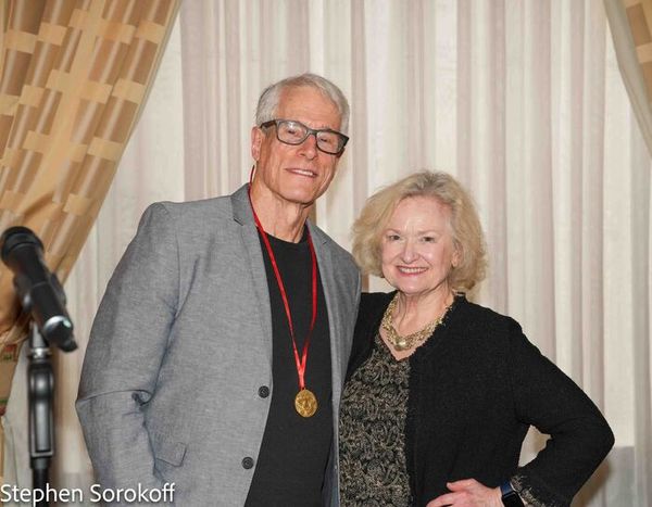 Robert Hofler & Nancy McGraw, past president Photo