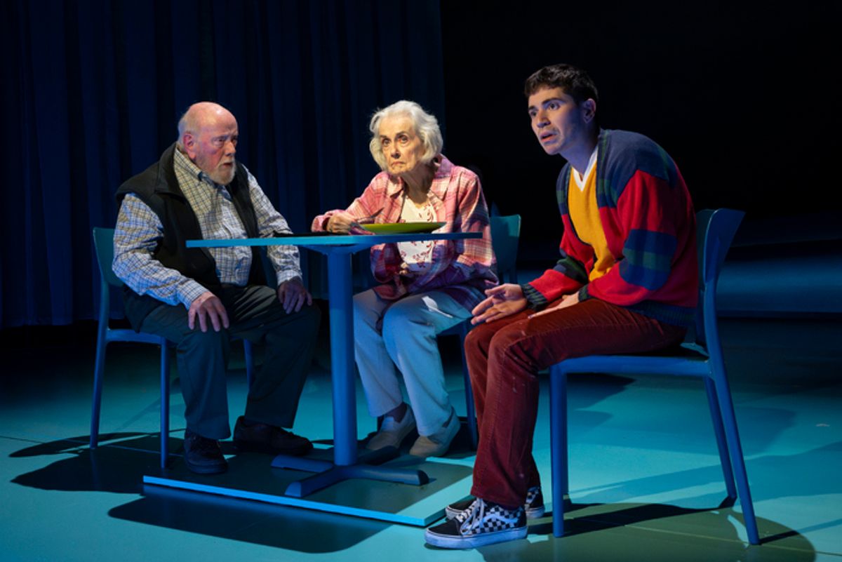 Peter Maloney, Mary Beth Peil, and Noah Galvin at 