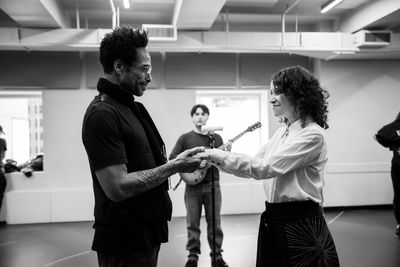 Gary Dourdan and Joshua Colley Photo