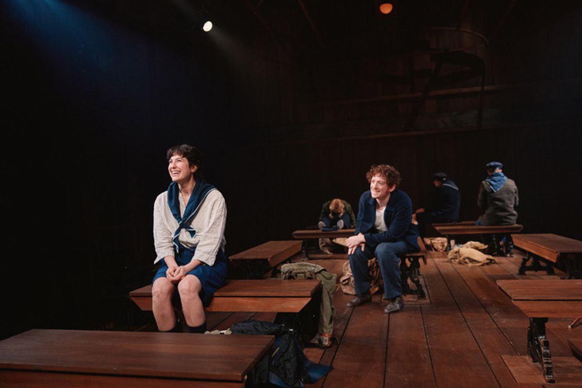 Tedra Millan and Ethan Slater  at 