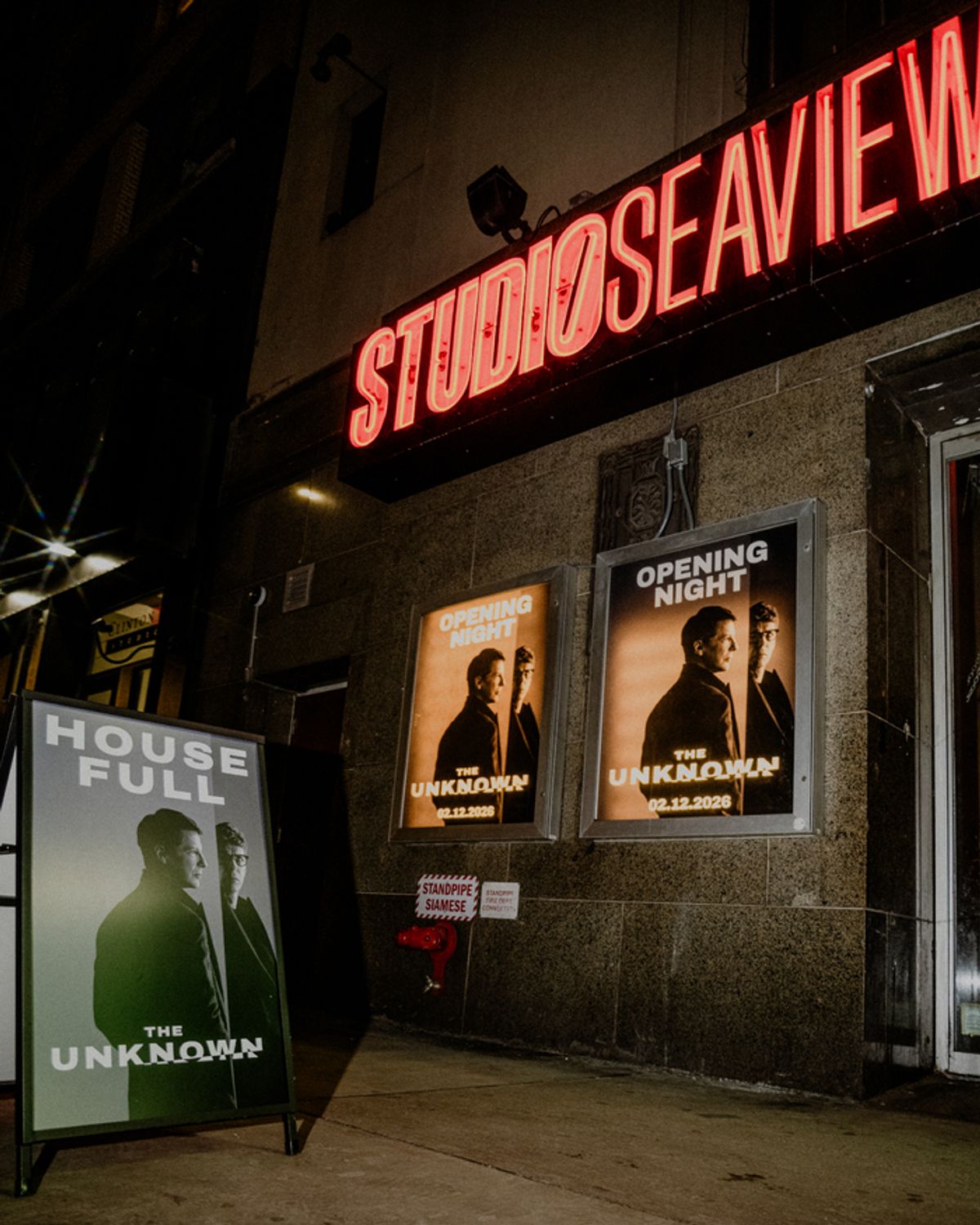 Opening Night of The Unknown at Studio Seaview at 