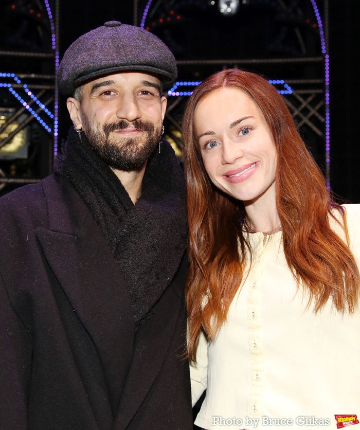 Photos: Whitney Leavitt and Mark Ballas Visit SIX on Broadway — photo 6 of 10