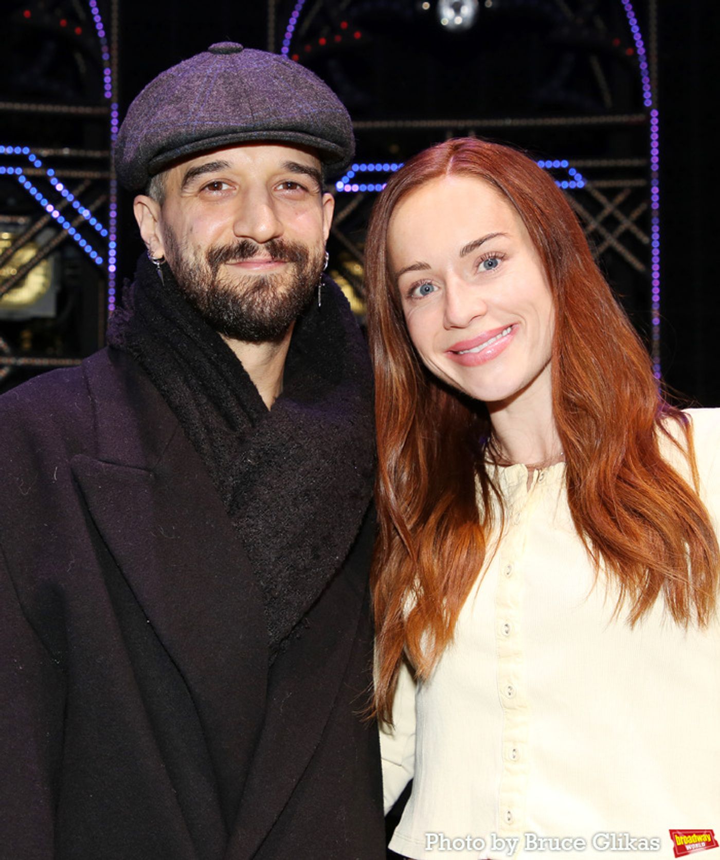 Photos: Whitney Leavitt and Mark Ballas Visit SIX on Broadway  Image