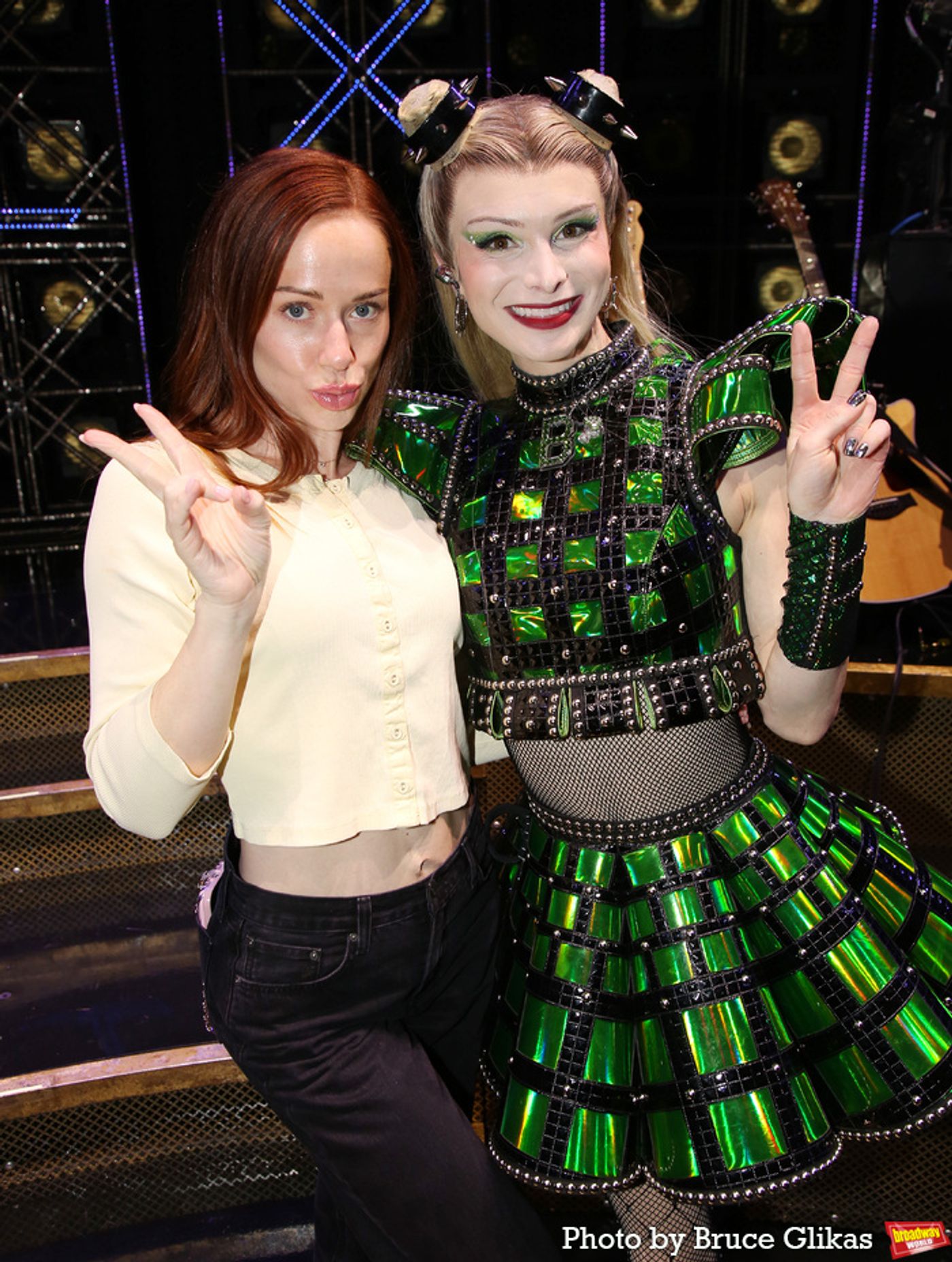 Photos: Whitney Leavitt and Mark Ballas Visit SIX on Broadway  Image