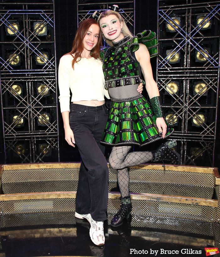 Photos: Whitney Leavitt and Mark Ballas Visit SIX on Broadway — photo 3 of 10
