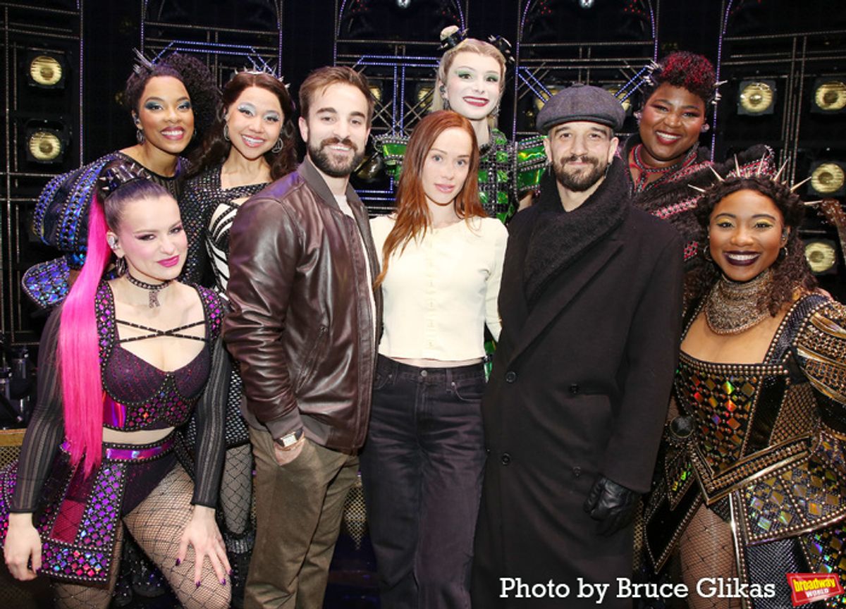 Abigail Barlow, Anna Uzele, Jasmine Forsberg, Adrianna Hicks, Connor Leavitt, Whitney Leavitt, Dylan Mulvaney, Mark Ballas, Olivia Donalson and Adrianna Hicks at 