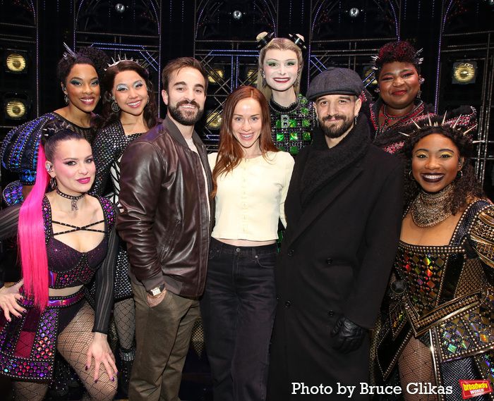 Photos: Whitney Leavitt and Mark Ballas Visit SIX on Broadway — photo 1 of 10
