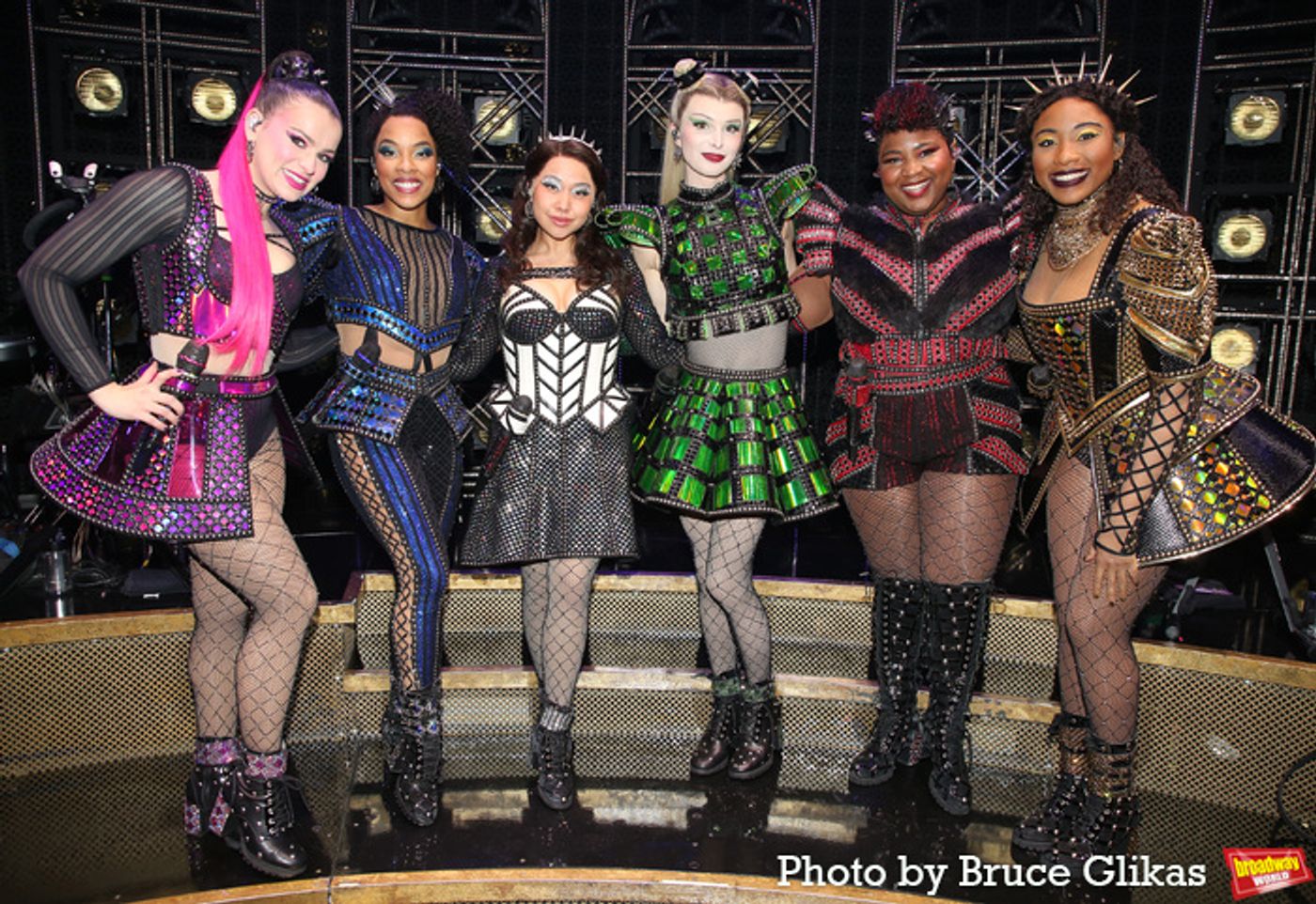 Photos: Whitney Leavitt and Mark Ballas Visit SIX on Broadway  Image