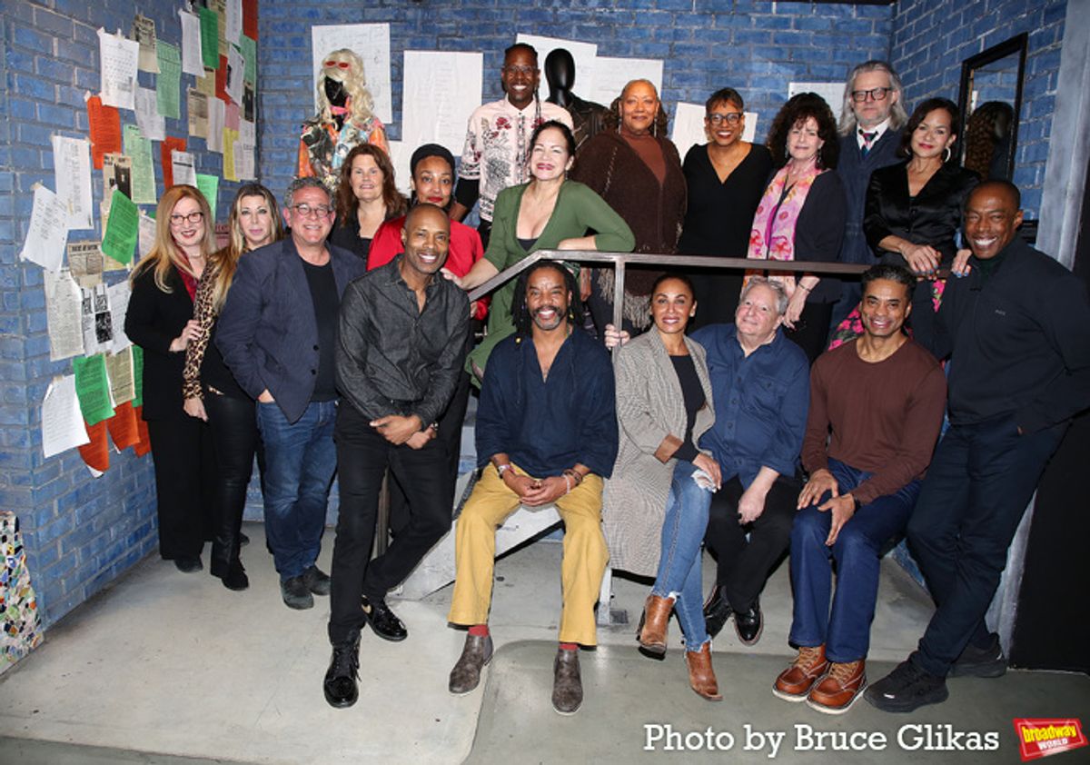 RENT Family: Victoria Leacock, Lisa Zinni, Michael Greif, Martha Banta, Natalie Venetia Belcon, Marcus Paul James, Yassmin Alers, Fredi Walker-Browne, Schele Williams, Rodney Hicks, Maya Days, Tim Weil, Julie Larson, Destan Owens, Jeremy Kushnier, Karmine Alers and Michael McElroy at 