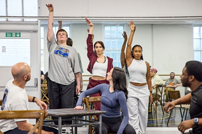 Photos: HADESTOWN New West End Cast in Rehearsal — photo 2 of 16