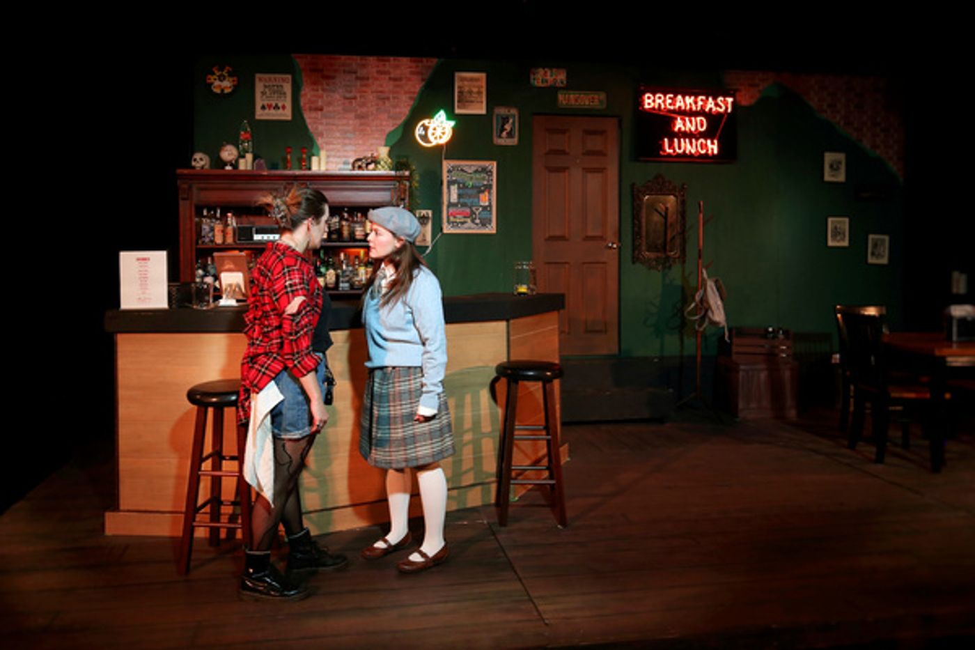 Photos: A GIRL IN SCHOOL UNIFORM (WALKS INTO A BAR) at Reverie Theatre Group  Image