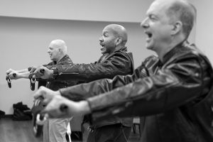 Eddie Korbich and Darius de Haas Photo