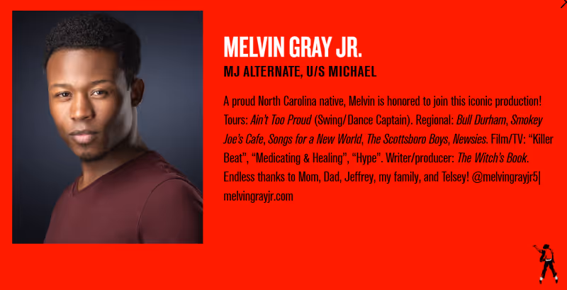 Interview: Melvin Gray Jr of MJ THE MUSICAL at Robinson Center in Little Rock Image