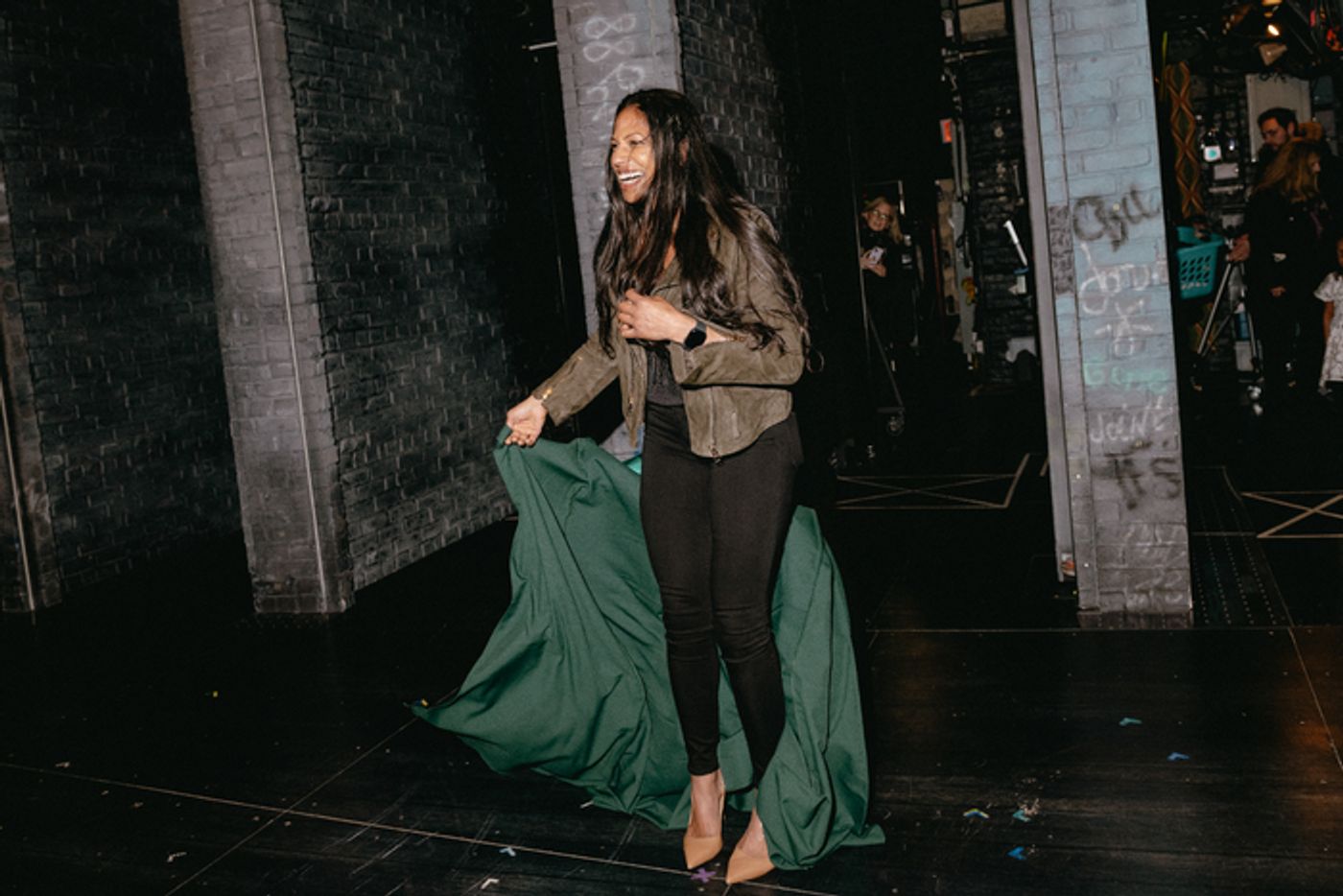 Photos: TRAITORS' Natalie Anderson Visits MJ on Broadway  Image