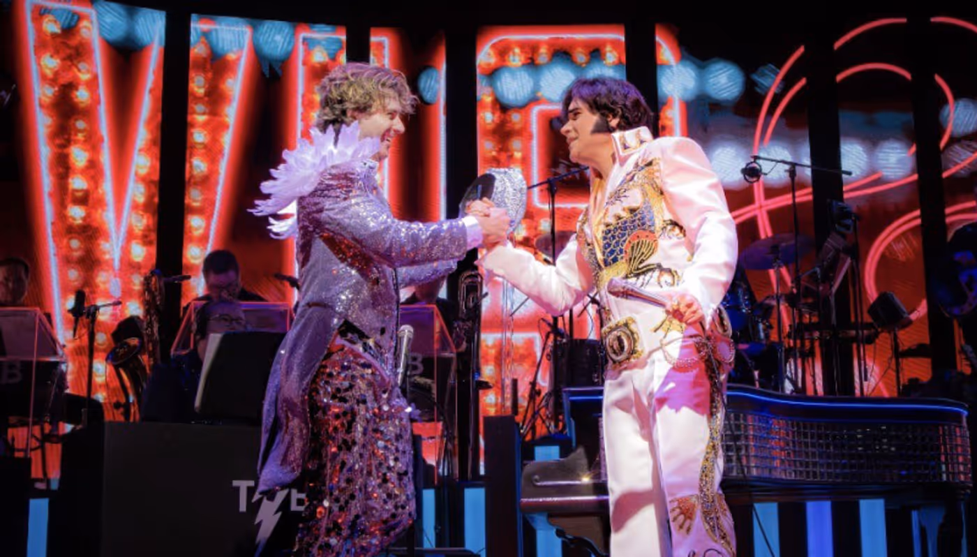 Review: ELVIS AND ELTON TOGETHER at New Theatre Restaurant Review: ELVIS AND ELTON TOGETHER at New Theatre Restaurant Image