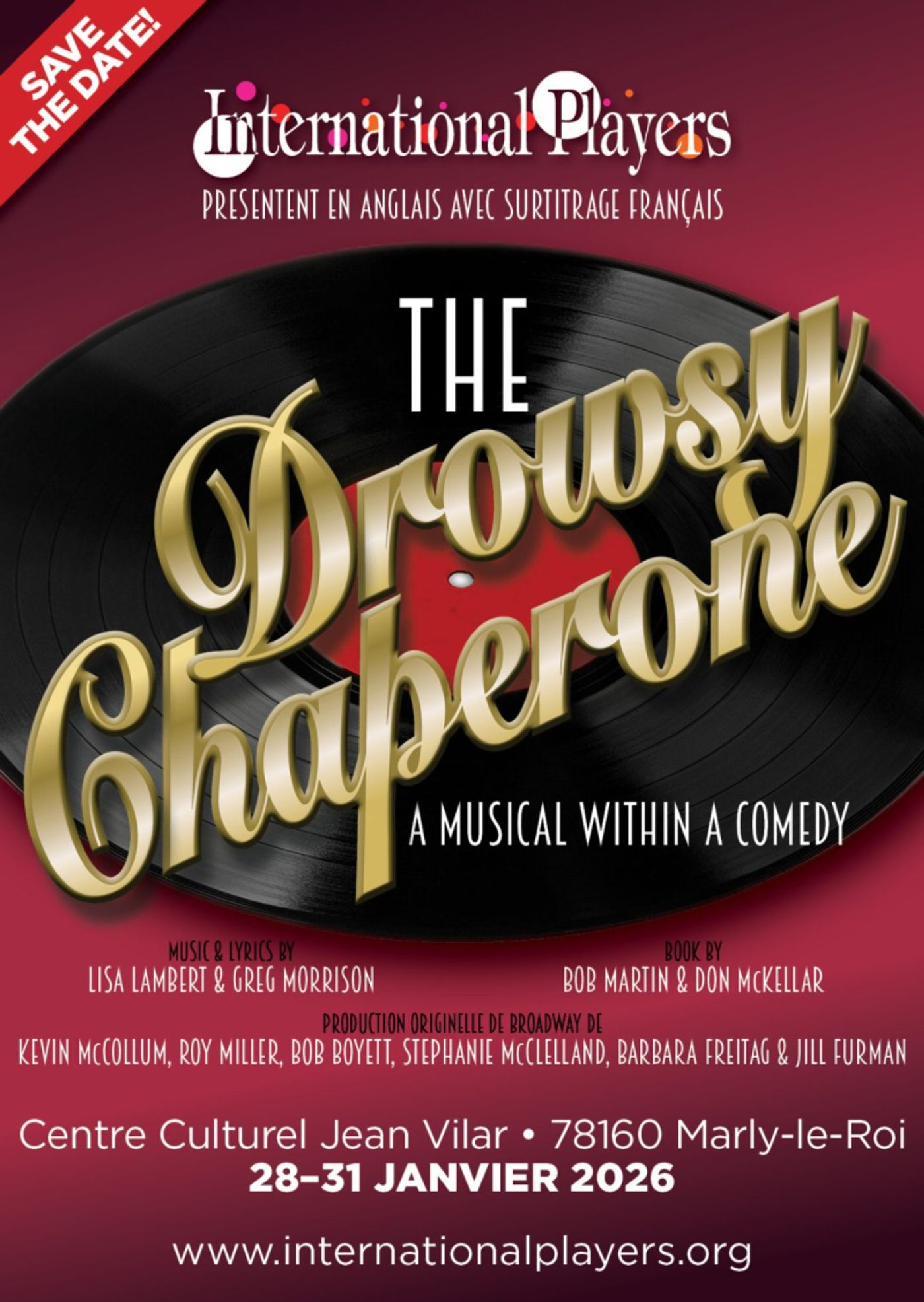 Review: THE DROWSY CHAPERONE at Centre Culturel Jean Vilar  Image