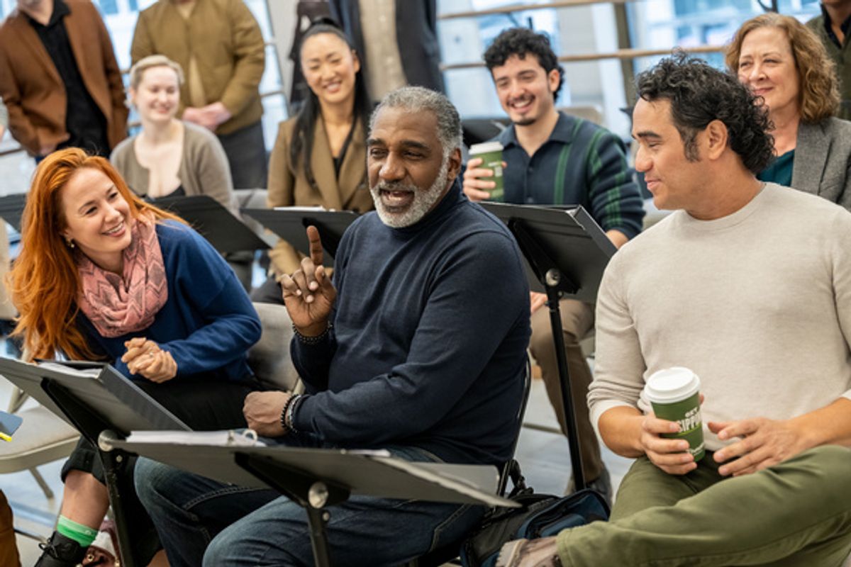 Sierra Boggess, Norm Lewis, Adam Jacobs  at 