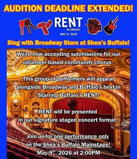 Community Chorus Auditions for RENT at Starring Buffalo  Image