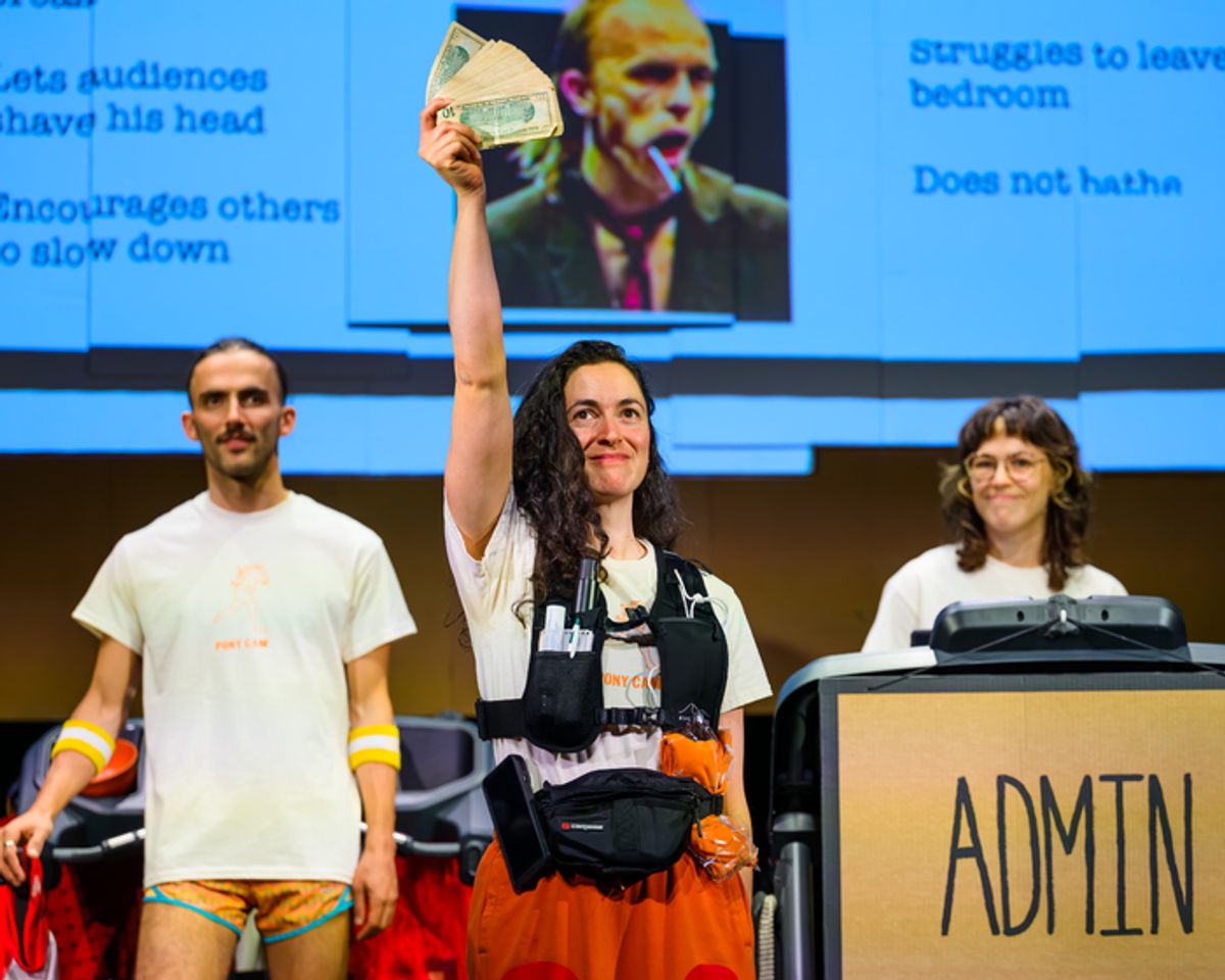 Dominic Weintraub, Ava Campbell and Claire Bird at 