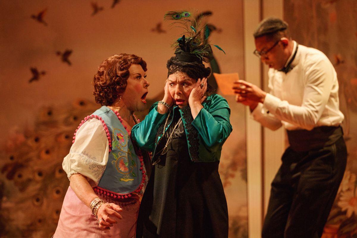 Wendi Peters, Caroline Gruber, Matthew James Morrison at 