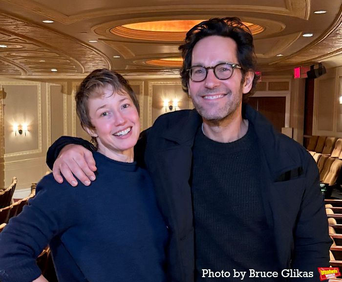 Photos: Paul Rudd and Victoria Clark Visit BUG on Broadway — photo 1 of 3
