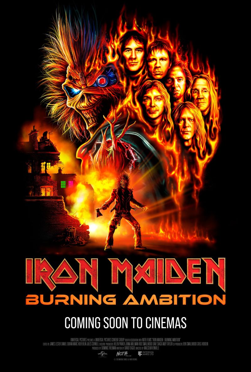 IRON MAIDEN: BURNING AMBITION Documentary Sets UK Cinema Release Image
