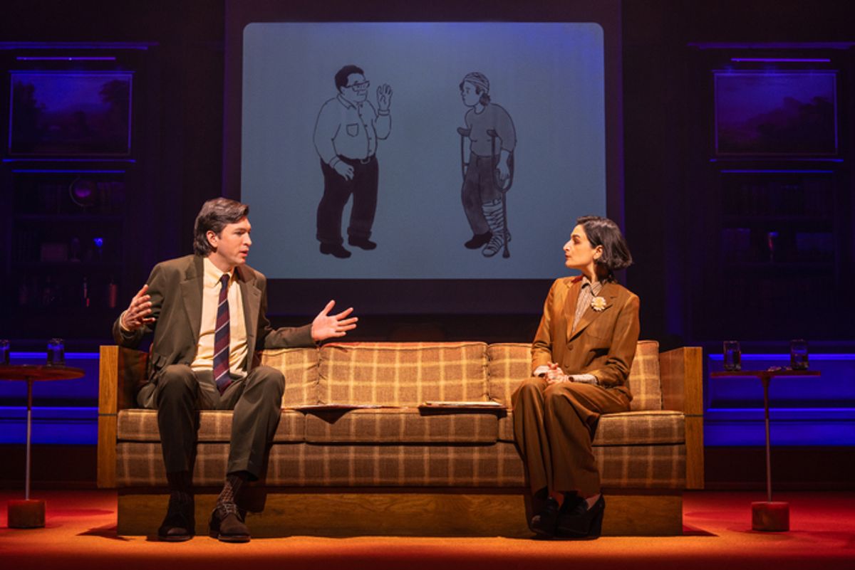 Nicholas Braun and Jenny Slate at 