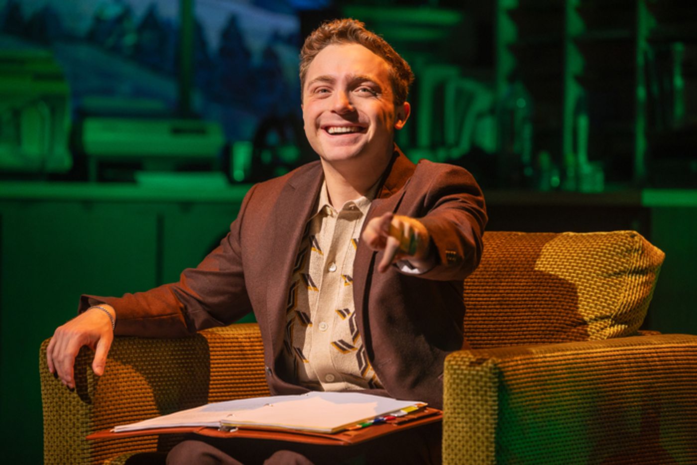 Photos: Ray Romano, Nicholas Braun, Jake Shane, and Jenny Slate in ALL OUT  Image