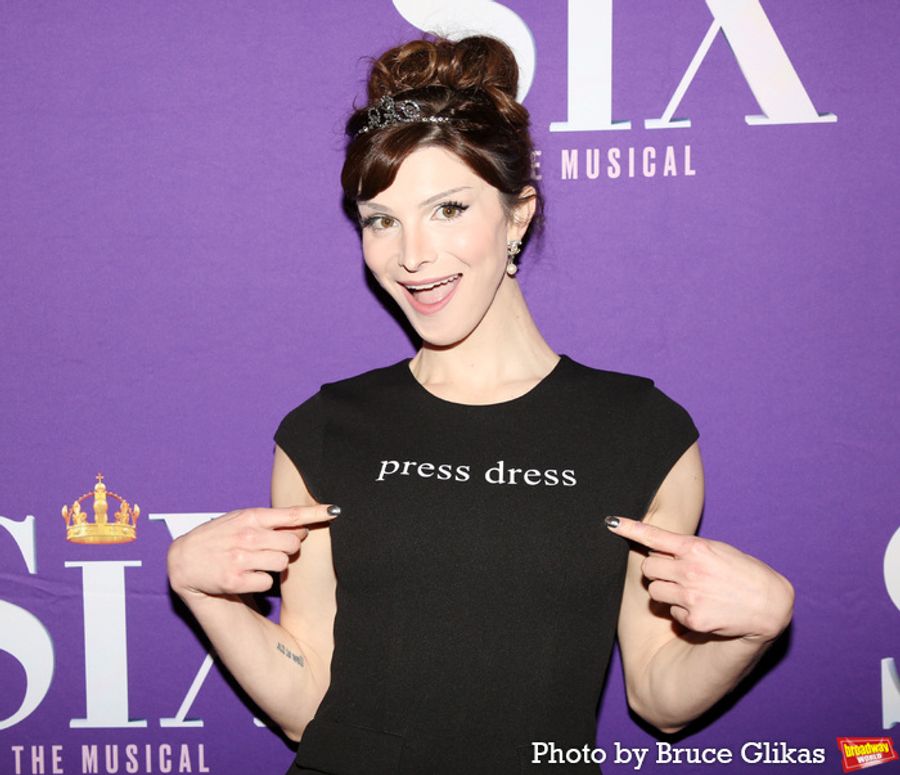 Photos: The New Cast of SIX on Broadway Meets the Press Image