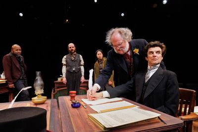 from left) Devin E. Haqq as Nippers, Matt Dallal as Turkey, Myka Cue as Ginger Snap,  Photo